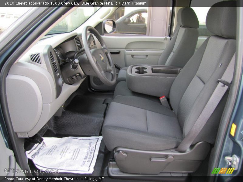 Blue Granite Metallic / Dark Titanium 2010 Chevrolet Silverado 1500 Crew Cab