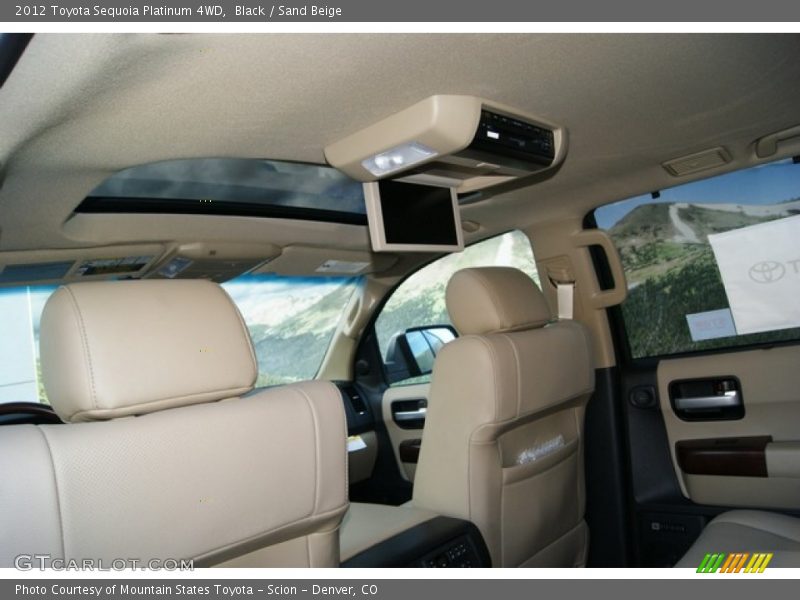 Black / Sand Beige 2012 Toyota Sequoia Platinum 4WD
