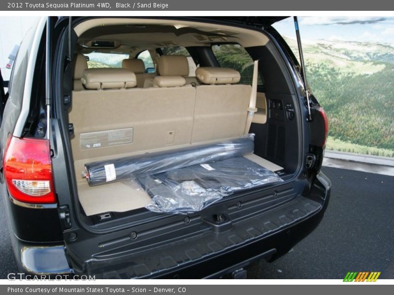 Black / Sand Beige 2012 Toyota Sequoia Platinum 4WD