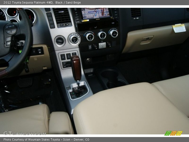 Black / Sand Beige 2012 Toyota Sequoia Platinum 4WD