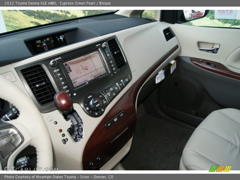 Dashboard of 2012 Sienna XLE AWD