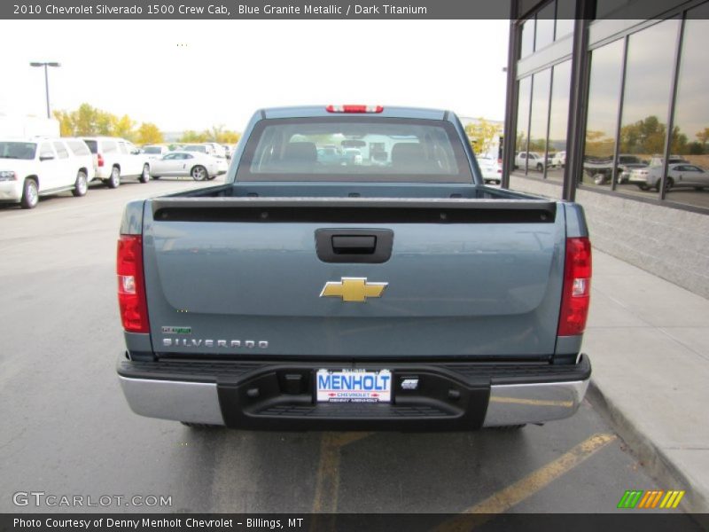 Blue Granite Metallic / Dark Titanium 2010 Chevrolet Silverado 1500 Crew Cab