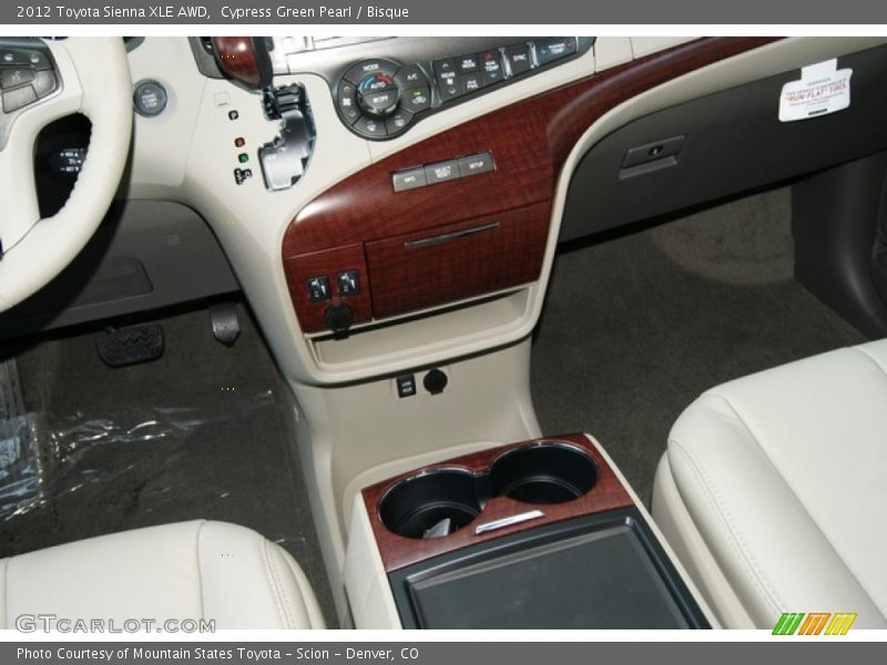 Cypress Green Pearl / Bisque 2012 Toyota Sienna XLE AWD