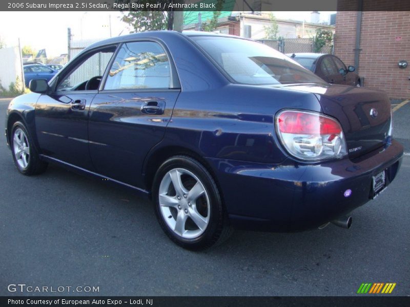 Regal Blue Pearl / Anthracite Black 2006 Subaru Impreza 2.5i Sedan