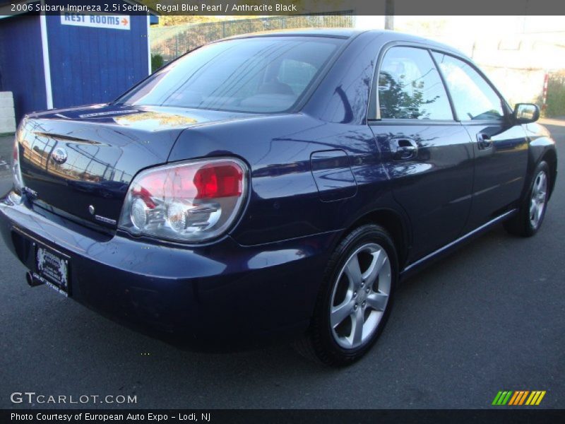 Regal Blue Pearl / Anthracite Black 2006 Subaru Impreza 2.5i Sedan