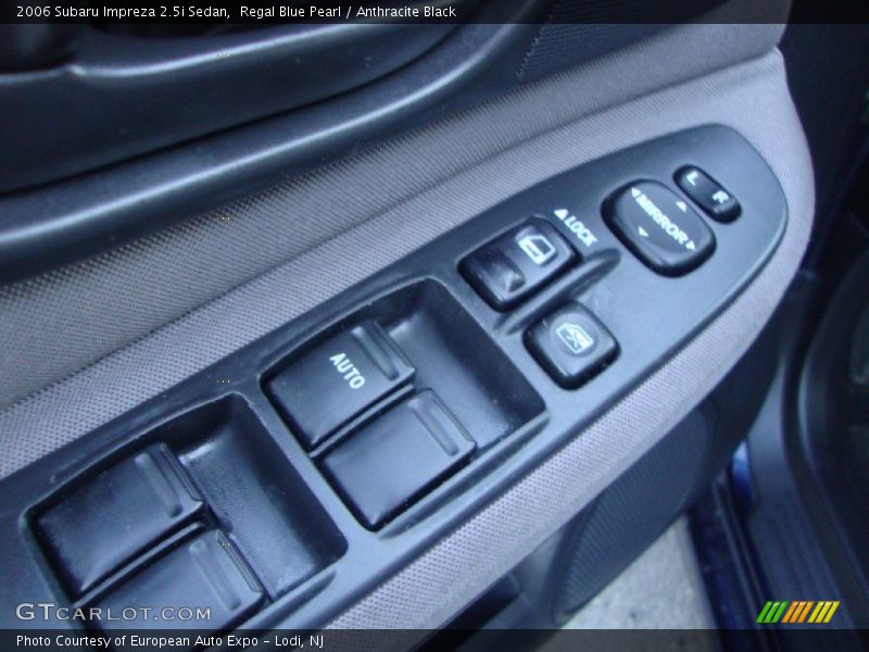 Regal Blue Pearl / Anthracite Black 2006 Subaru Impreza 2.5i Sedan