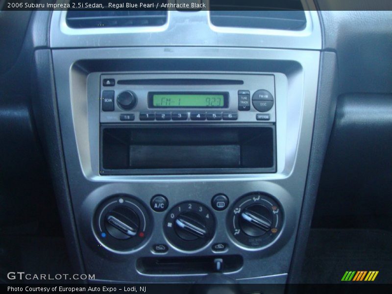 Regal Blue Pearl / Anthracite Black 2006 Subaru Impreza 2.5i Sedan