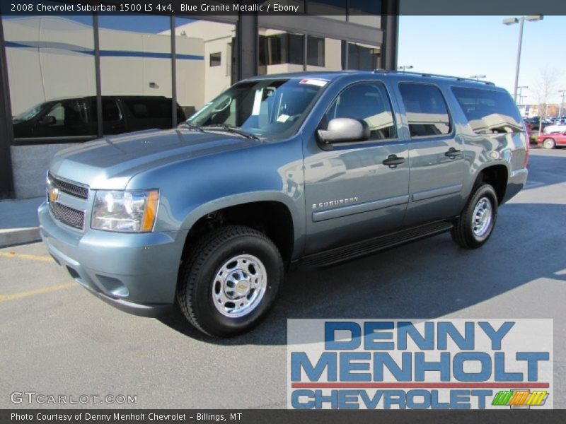 Blue Granite Metallic / Ebony 2008 Chevrolet Suburban 1500 LS 4x4