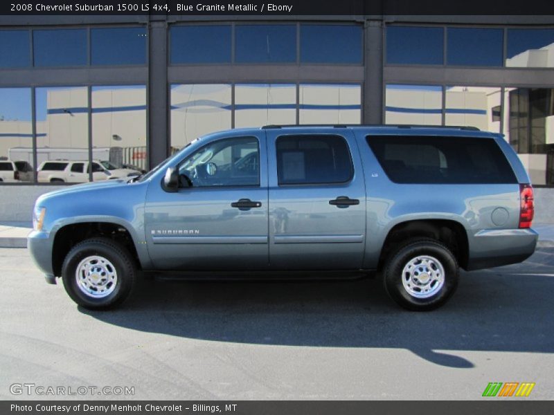 Blue Granite Metallic / Ebony 2008 Chevrolet Suburban 1500 LS 4x4