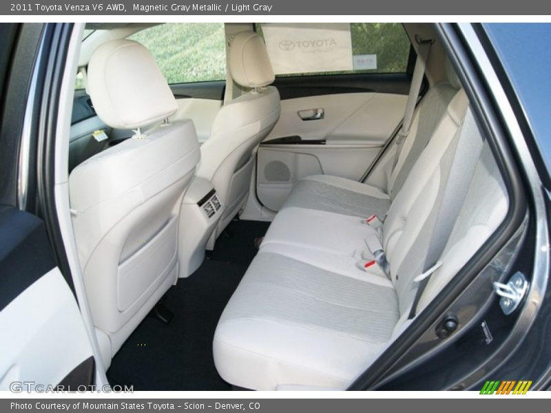 Magnetic Gray Metallic / Light Gray 2011 Toyota Venza V6 AWD
