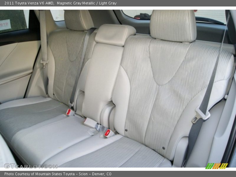 Magnetic Gray Metallic / Light Gray 2011 Toyota Venza V6 AWD