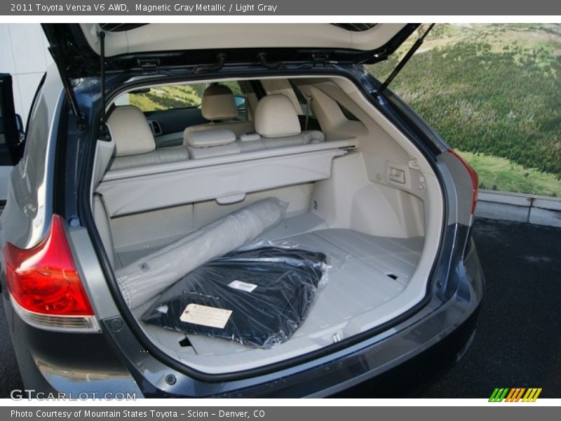 Magnetic Gray Metallic / Light Gray 2011 Toyota Venza V6 AWD