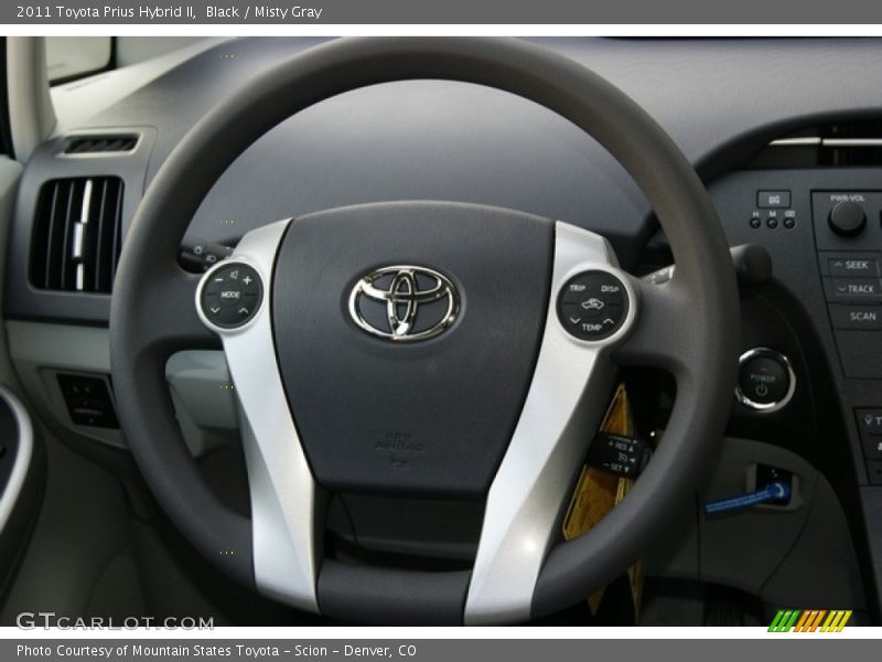 Black / Misty Gray 2011 Toyota Prius Hybrid II