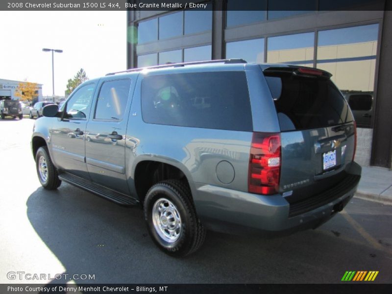 Blue Granite Metallic / Ebony 2008 Chevrolet Suburban 1500 LS 4x4