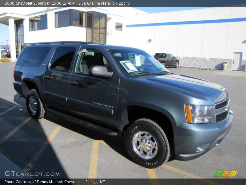 Blue Granite Metallic / Ebony 2008 Chevrolet Suburban 1500 LS 4x4