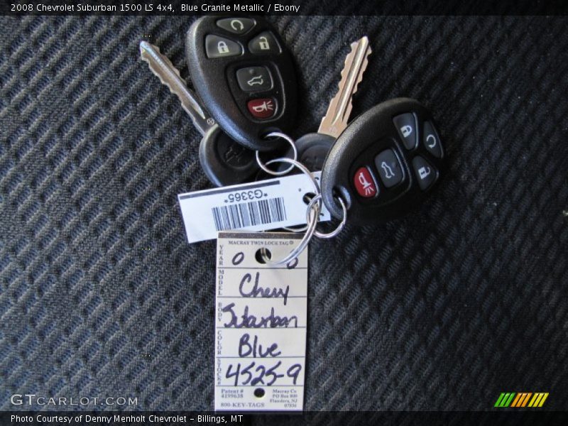 Keys of 2008 Suburban 1500 LS 4x4