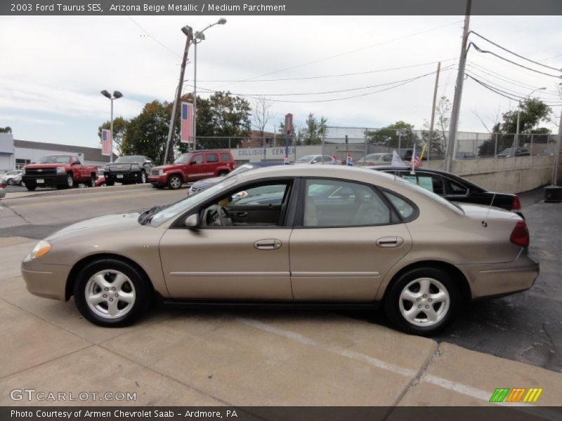 Arizona Beige Metallic / Medium Parchment 2003 Ford Taurus SES