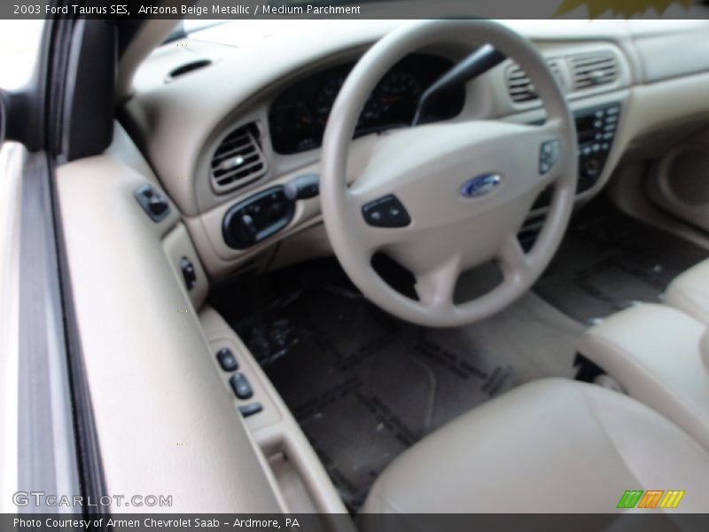 Arizona Beige Metallic / Medium Parchment 2003 Ford Taurus SES