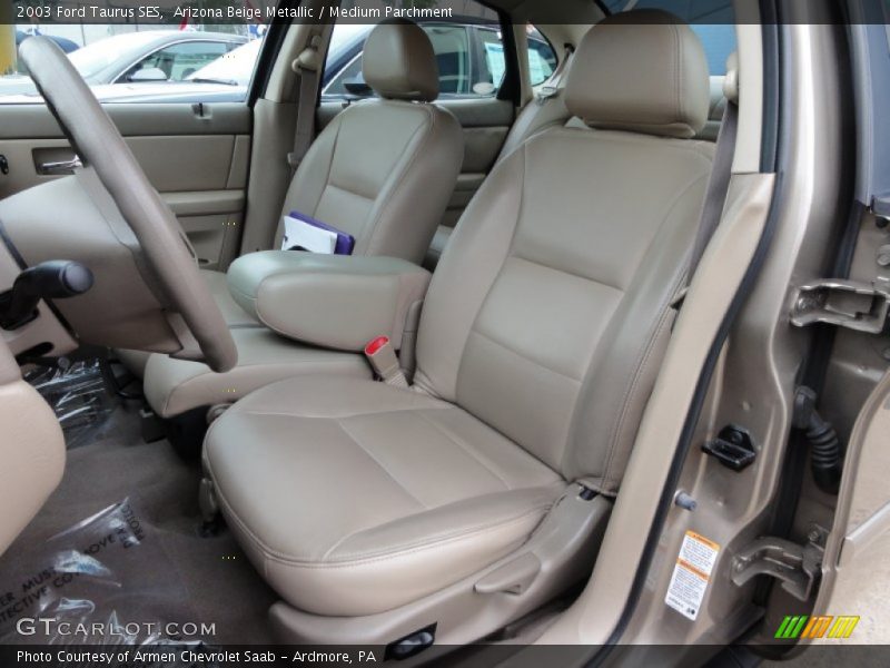 Arizona Beige Metallic / Medium Parchment 2003 Ford Taurus SES