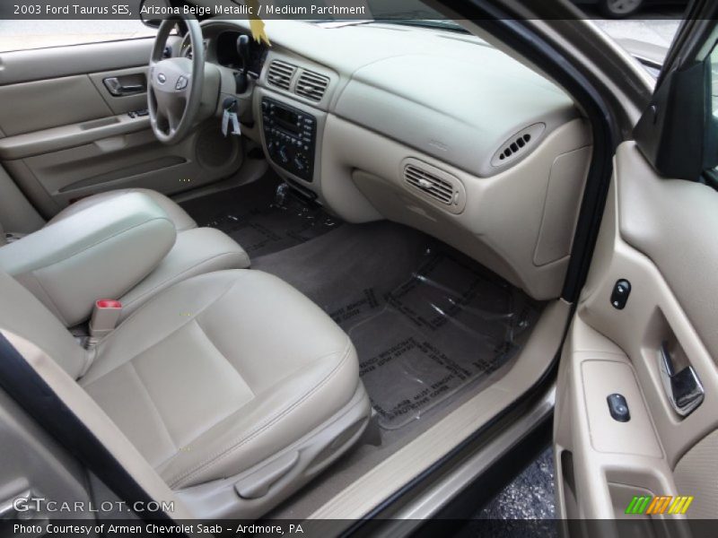Arizona Beige Metallic / Medium Parchment 2003 Ford Taurus SES