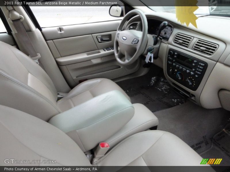 Arizona Beige Metallic / Medium Parchment 2003 Ford Taurus SES