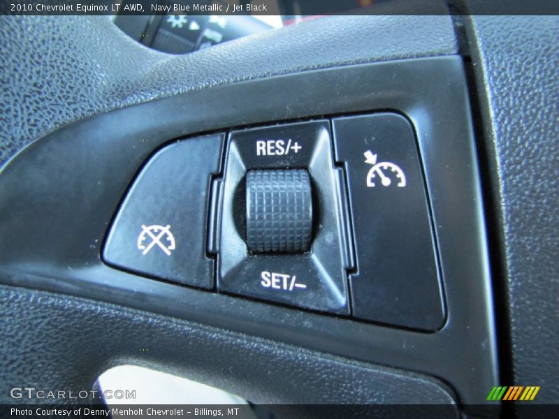 Navy Blue Metallic / Jet Black 2010 Chevrolet Equinox LT AWD