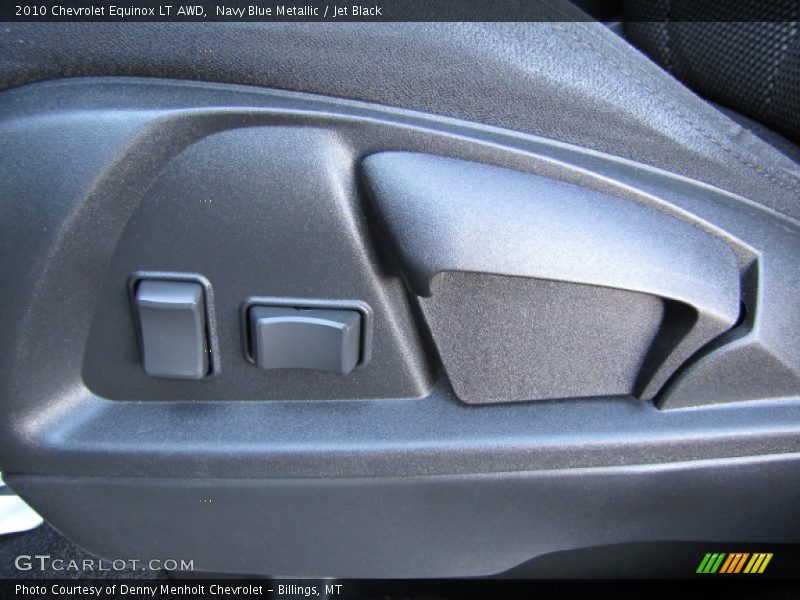Navy Blue Metallic / Jet Black 2010 Chevrolet Equinox LT AWD
