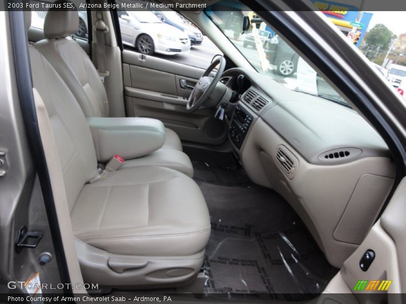Arizona Beige Metallic / Medium Parchment 2003 Ford Taurus SES