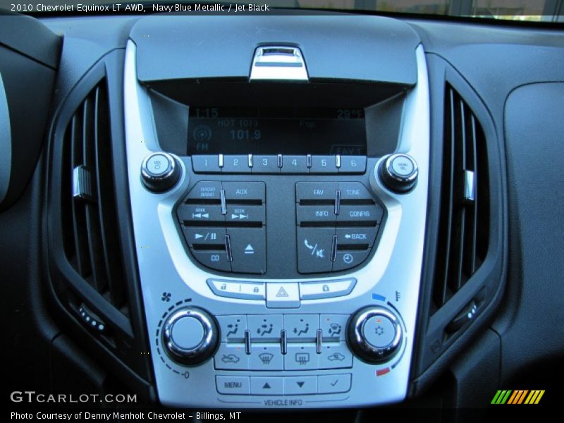Navy Blue Metallic / Jet Black 2010 Chevrolet Equinox LT AWD