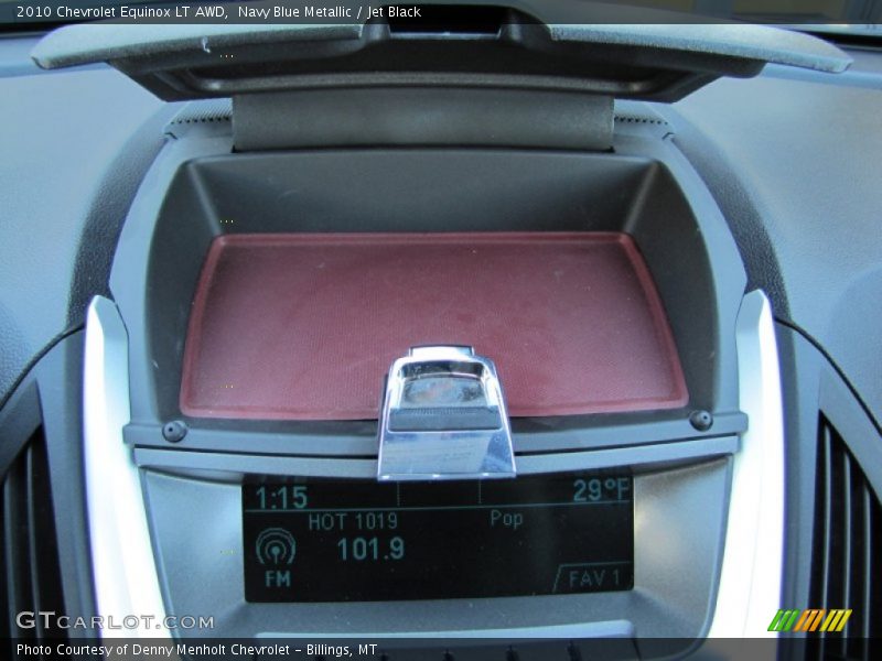 Navy Blue Metallic / Jet Black 2010 Chevrolet Equinox LT AWD
