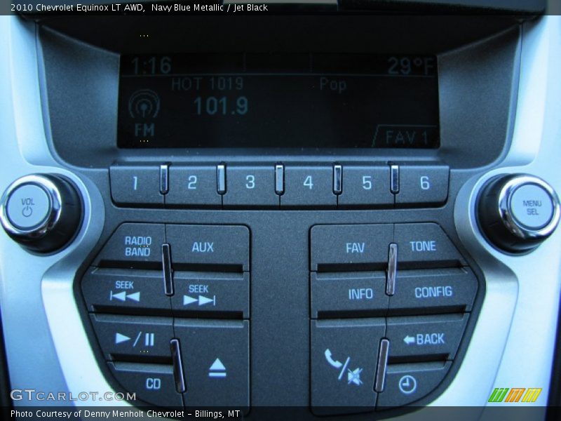 Navy Blue Metallic / Jet Black 2010 Chevrolet Equinox LT AWD
