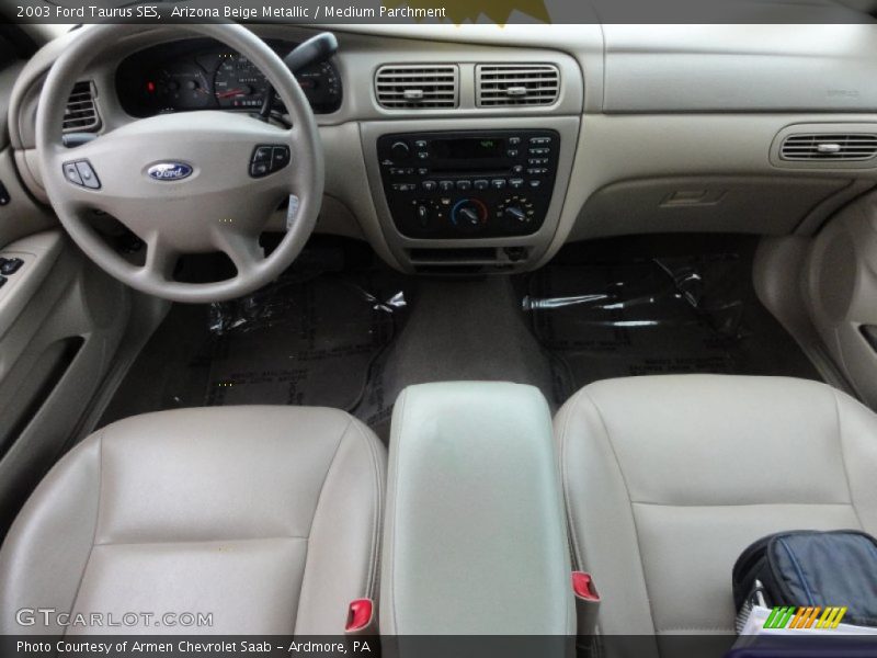 Arizona Beige Metallic / Medium Parchment 2003 Ford Taurus SES