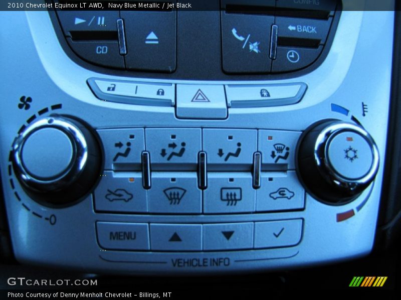 Navy Blue Metallic / Jet Black 2010 Chevrolet Equinox LT AWD