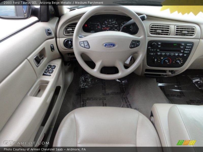Arizona Beige Metallic / Medium Parchment 2003 Ford Taurus SES