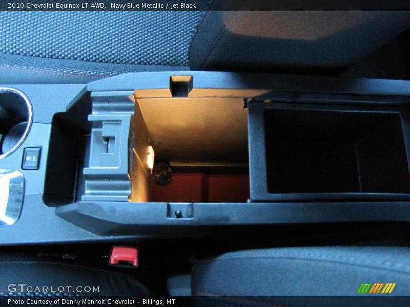 Navy Blue Metallic / Jet Black 2010 Chevrolet Equinox LT AWD