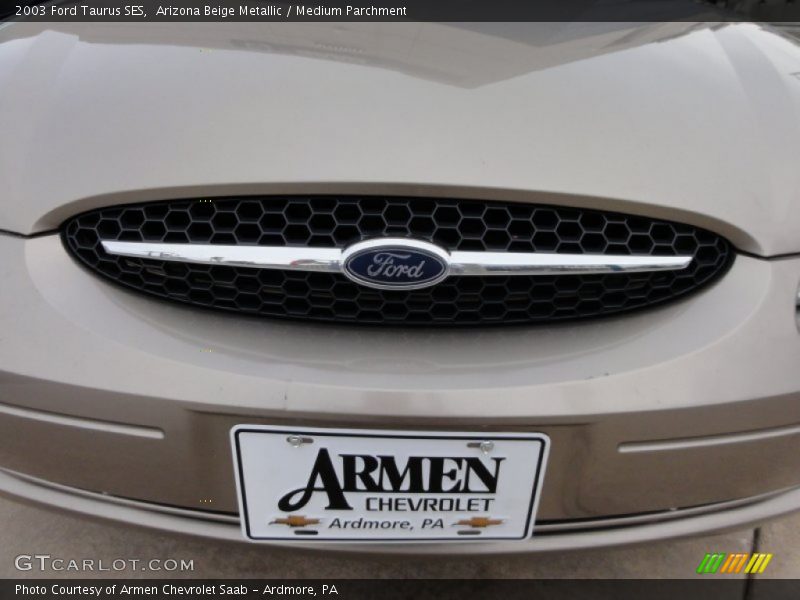 Arizona Beige Metallic / Medium Parchment 2003 Ford Taurus SES