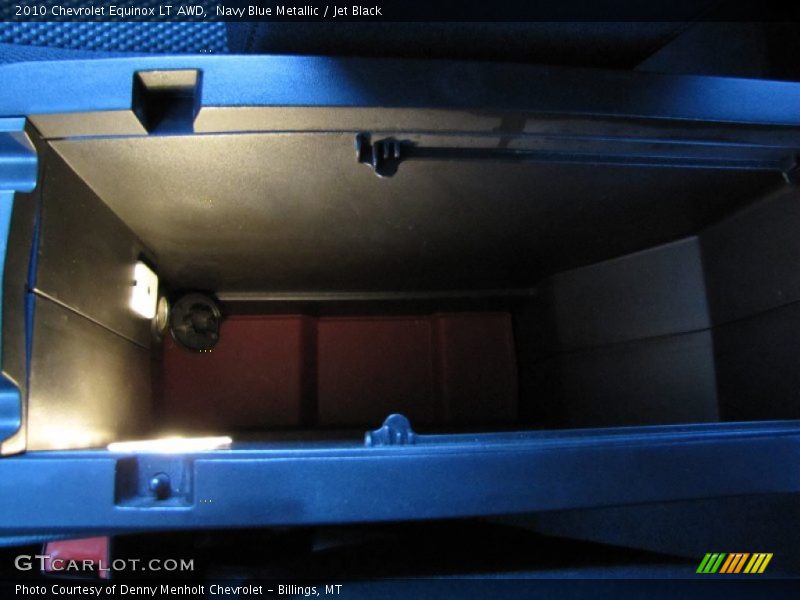 Navy Blue Metallic / Jet Black 2010 Chevrolet Equinox LT AWD