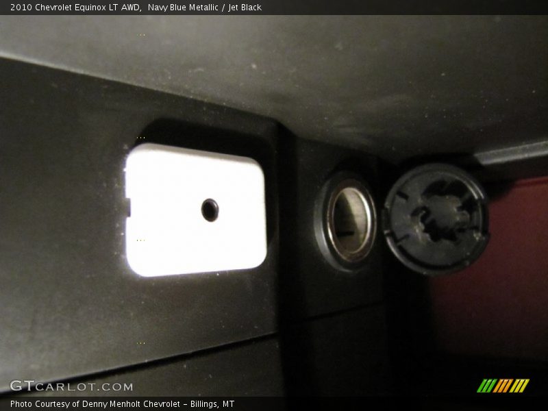 Navy Blue Metallic / Jet Black 2010 Chevrolet Equinox LT AWD