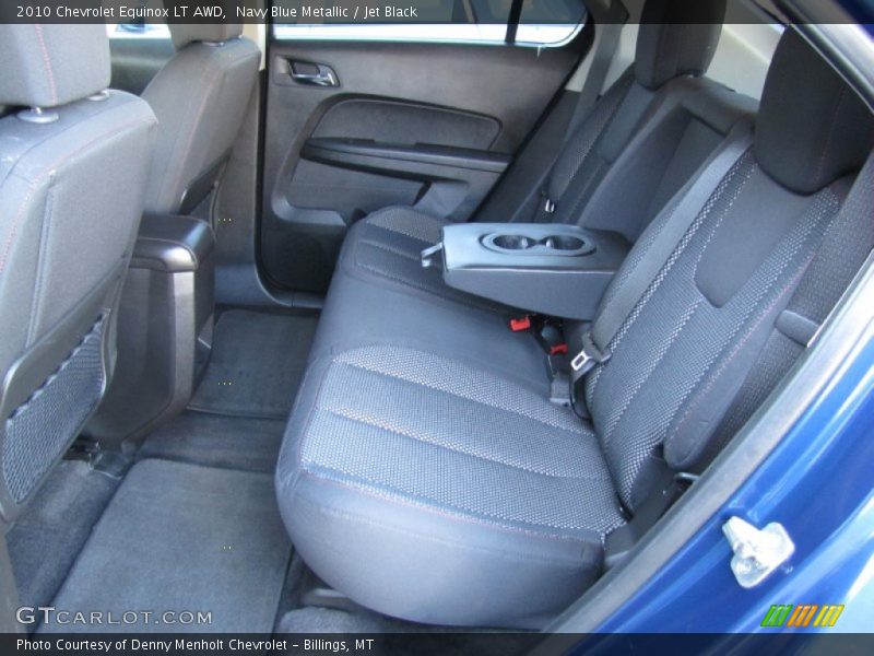 Navy Blue Metallic / Jet Black 2010 Chevrolet Equinox LT AWD