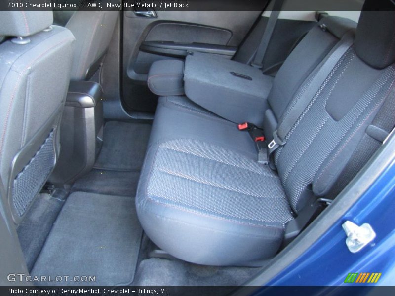 Navy Blue Metallic / Jet Black 2010 Chevrolet Equinox LT AWD