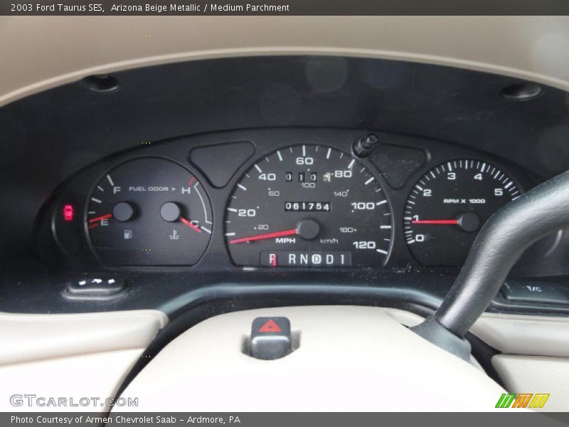  2003 Taurus SES SES Gauges