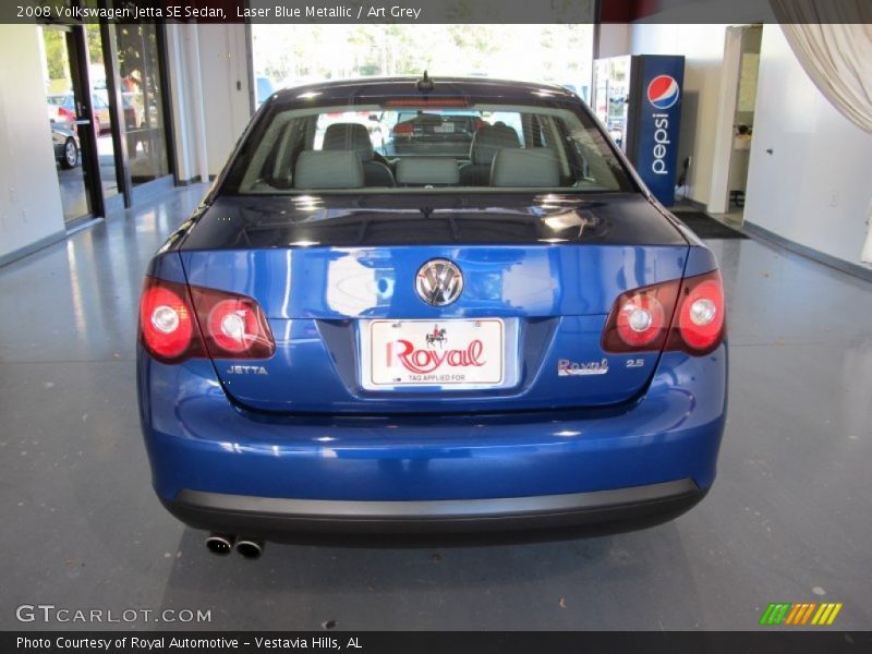 Laser Blue Metallic / Art Grey 2008 Volkswagen Jetta SE Sedan