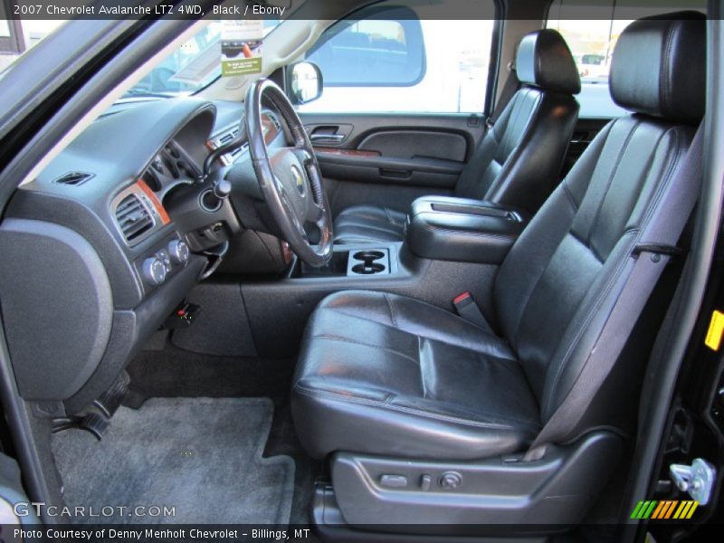  2007 Avalanche LTZ 4WD Ebony Interior