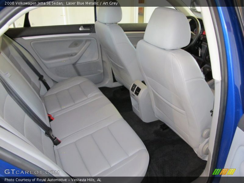 Laser Blue Metallic / Art Grey 2008 Volkswagen Jetta SE Sedan