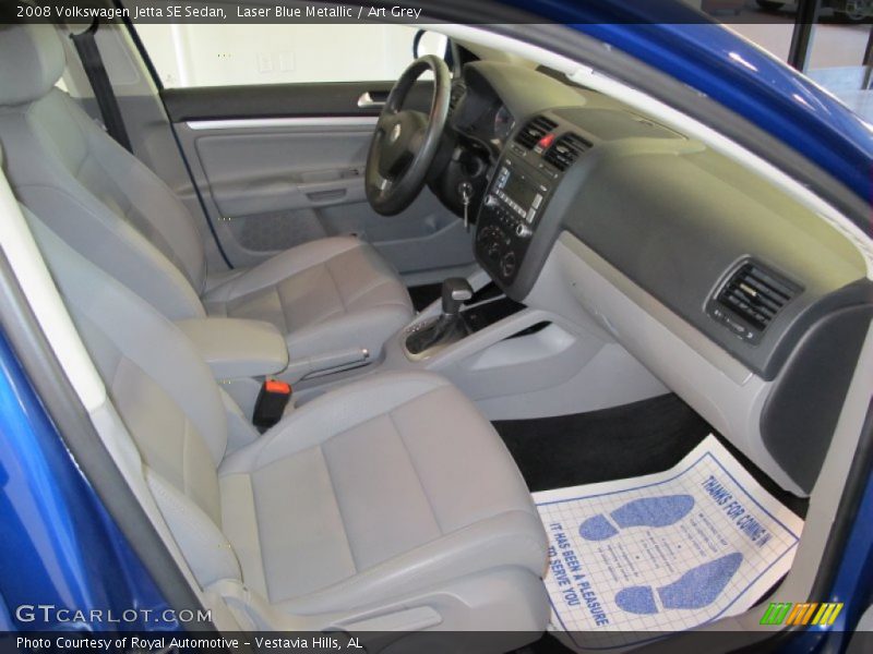 Laser Blue Metallic / Art Grey 2008 Volkswagen Jetta SE Sedan