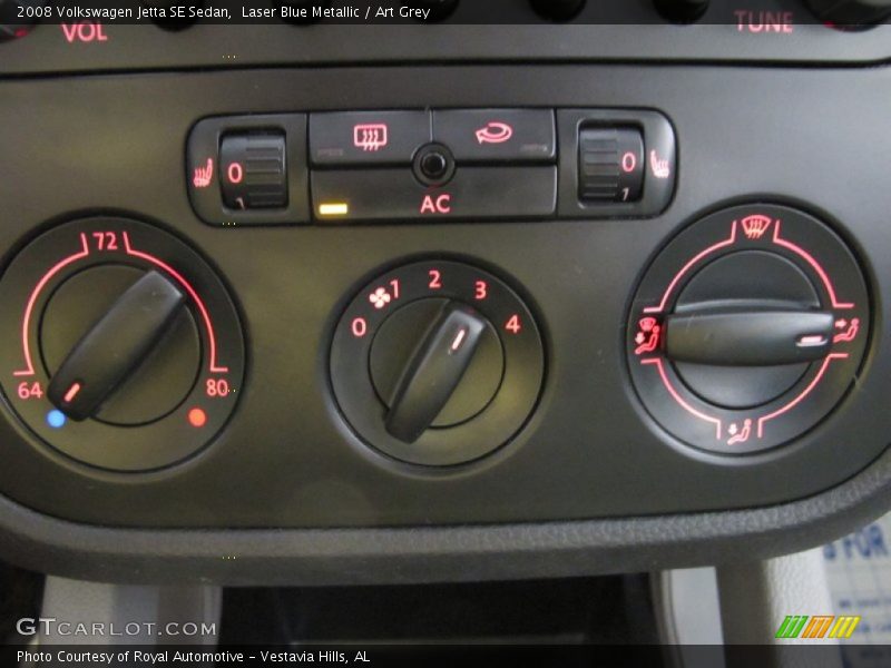 Laser Blue Metallic / Art Grey 2008 Volkswagen Jetta SE Sedan