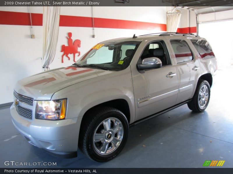 Silver Birch Metallic / Ebony 2009 Chevrolet Tahoe LTZ