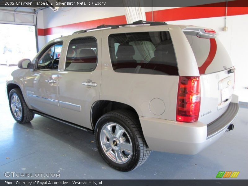 Silver Birch Metallic / Ebony 2009 Chevrolet Tahoe LTZ