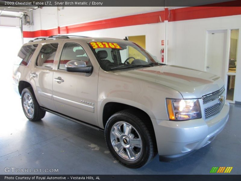Silver Birch Metallic / Ebony 2009 Chevrolet Tahoe LTZ