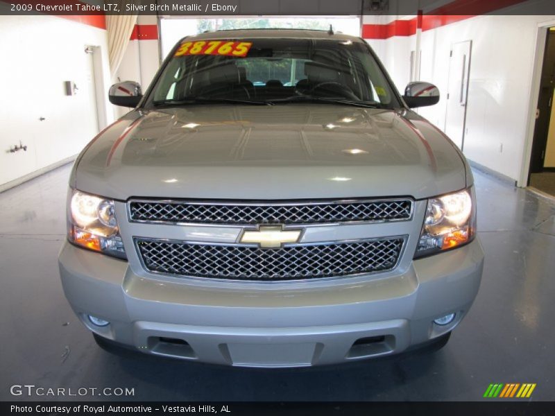Silver Birch Metallic / Ebony 2009 Chevrolet Tahoe LTZ